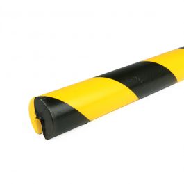 Bară de protecție PRS pentru margini, model 2 – galben/negru – 1 metru