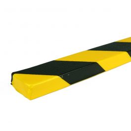 Bară de protecție PRS pentru suprafețe plane, model 43 –galben/negru – 1 metru